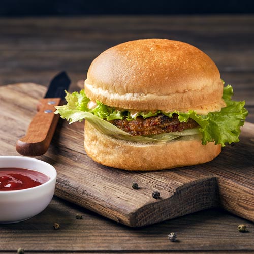 VEG. CHEESE BURGER